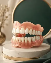 Dental crown and denture work