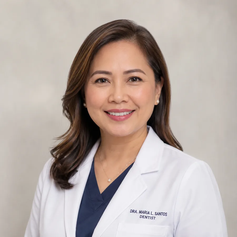 Dra. Maria L. Santos, founder and prosthodontist